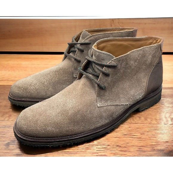 JOHNSTON & MURPHY Copeland Brown Suede Leather Crepe Chukka Boots Mens 13 Fast main image 6